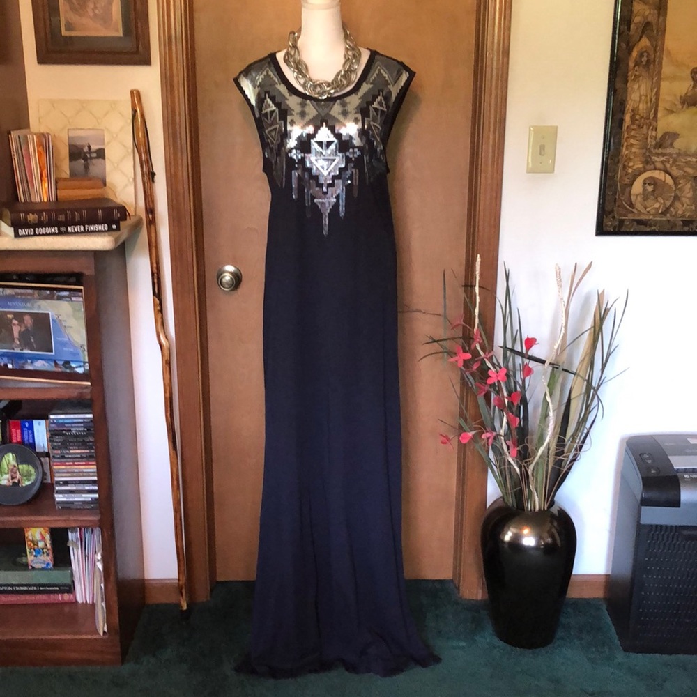 Decadent Sequined Maxi by Express